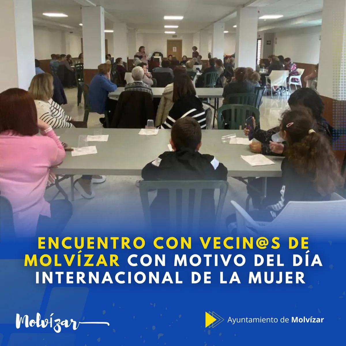 Encuentro con vecin@s de Molvízar con motivo del día internacional de la mujer