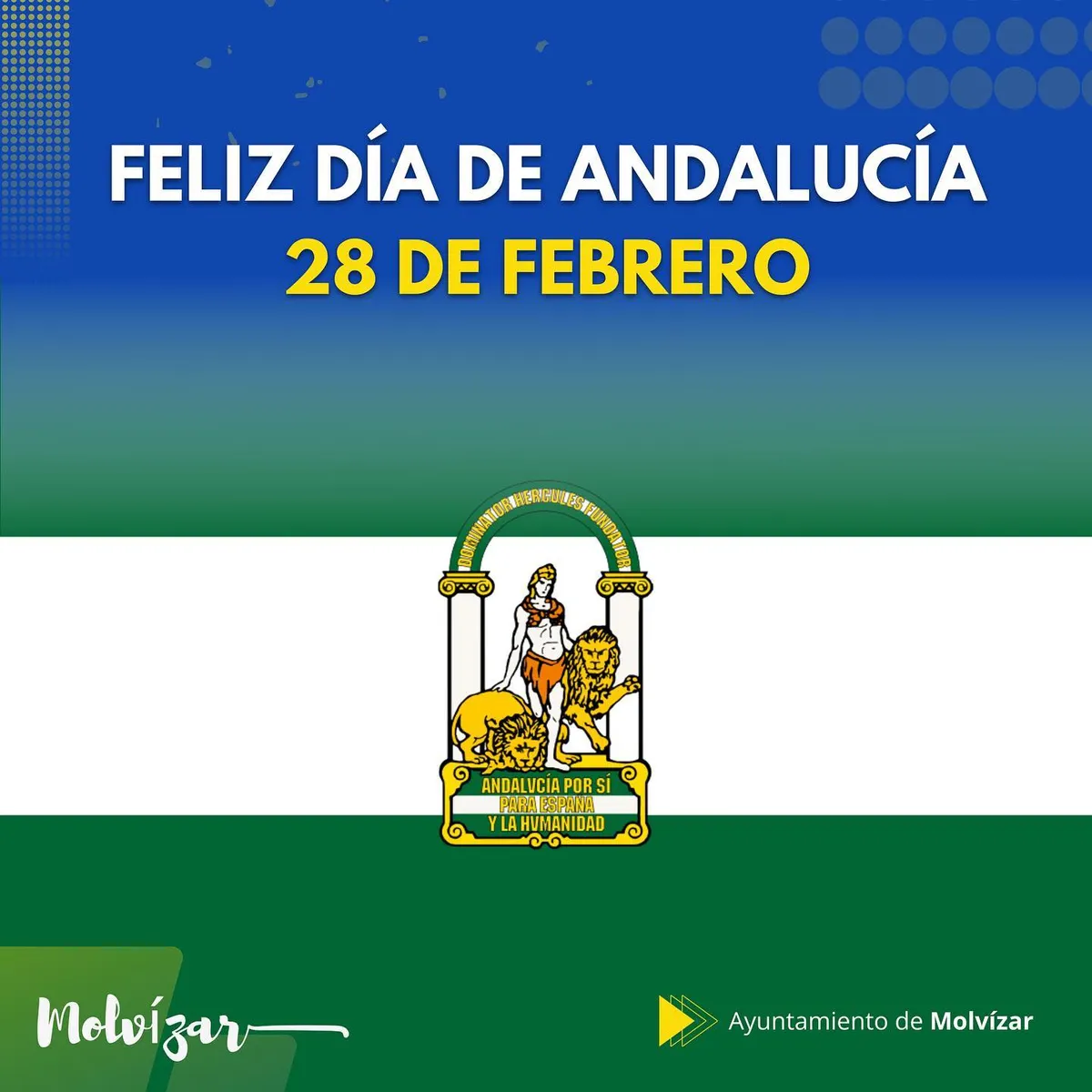 ¡ FELIZ DÍA DE ANDALUCÍA MOLVICEÑOS Y MOLVICEÑAS !