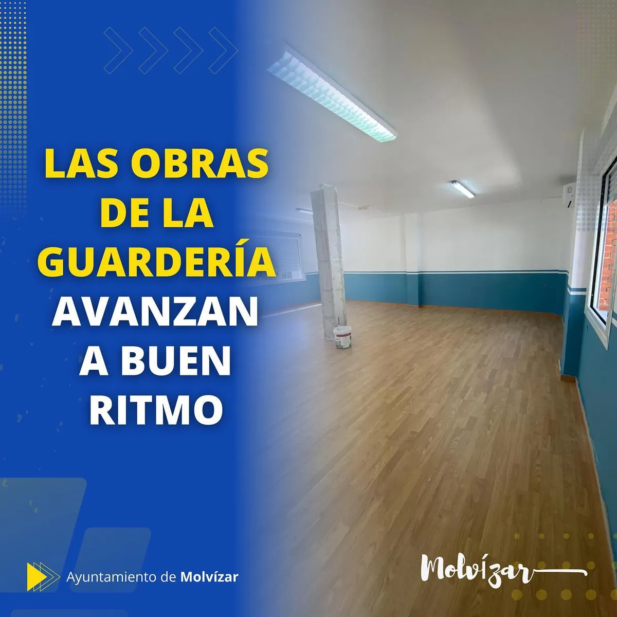 Las obras de la guardería avanzan a buen ritmo