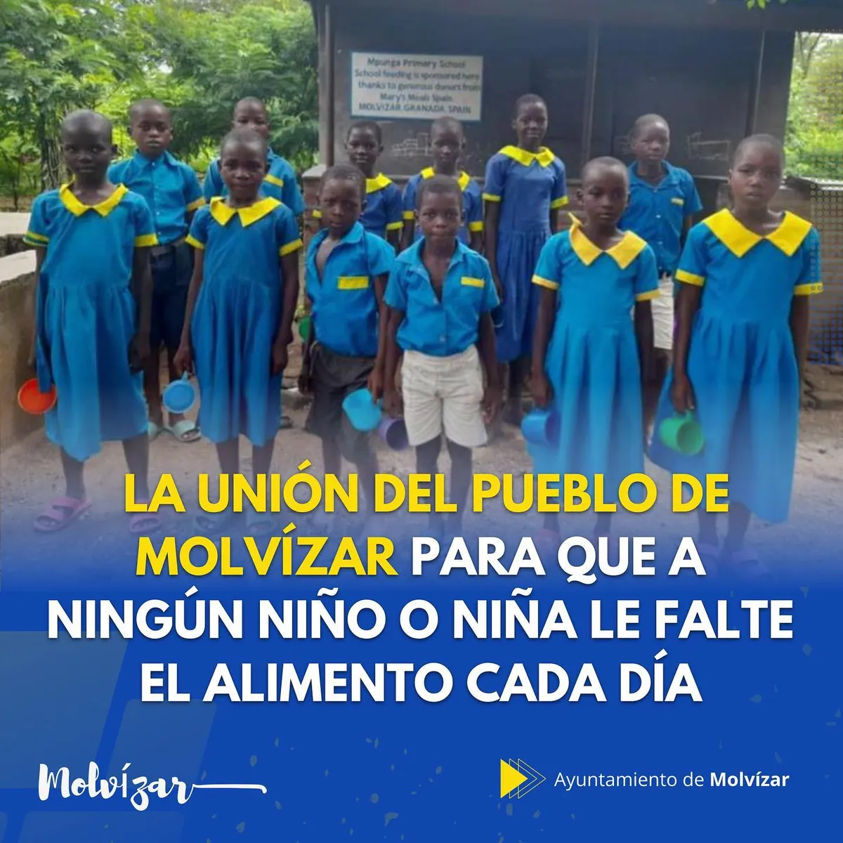 Los molviceñ@s colaboraron en una jornada solidaria a favor de la organización Mary’s Meals en diciembre de 2021.