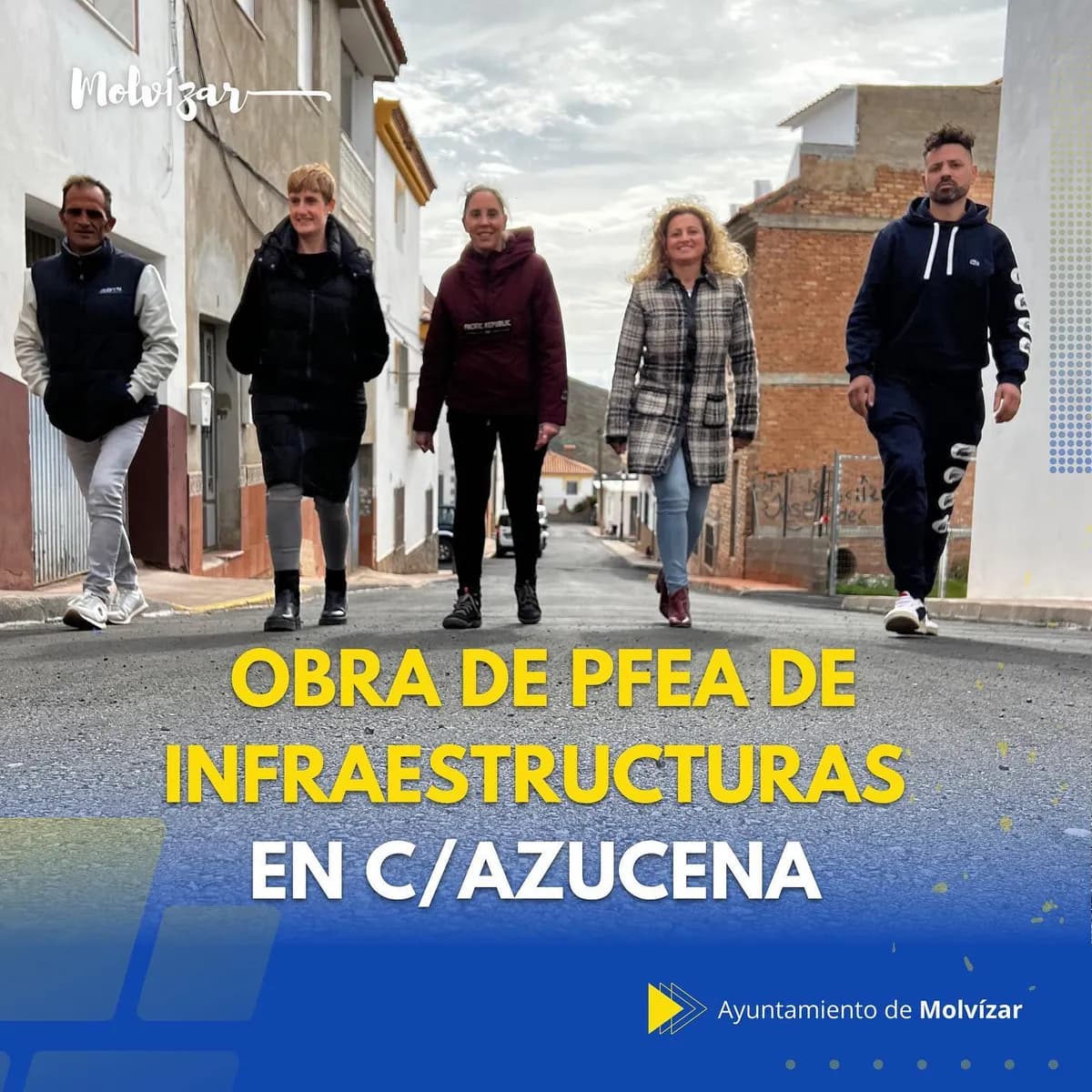 Obra de PFEA de infraestructuras en c/Azucena