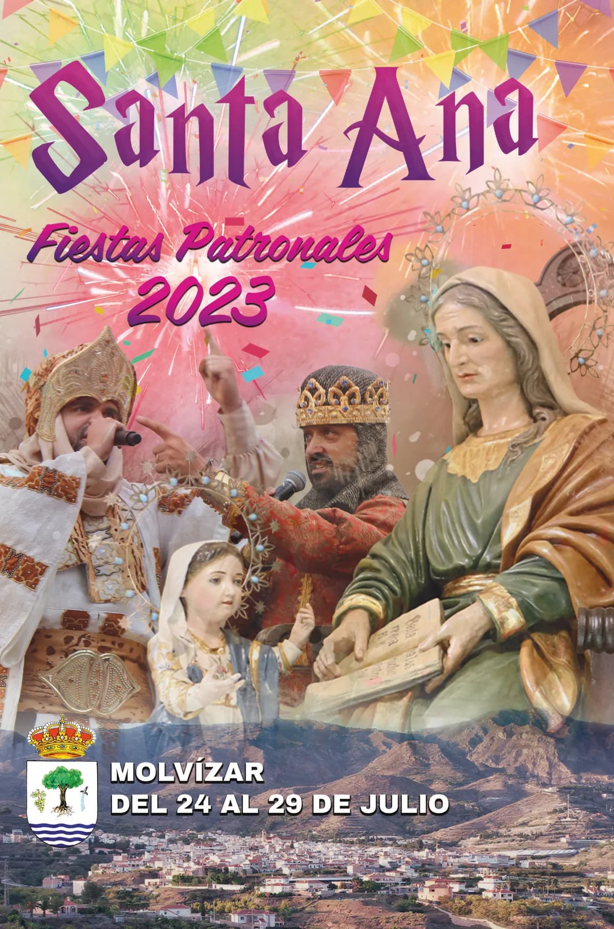 Programación Fiestas Patronales en honor a Santa Ana, Molvízar 2023